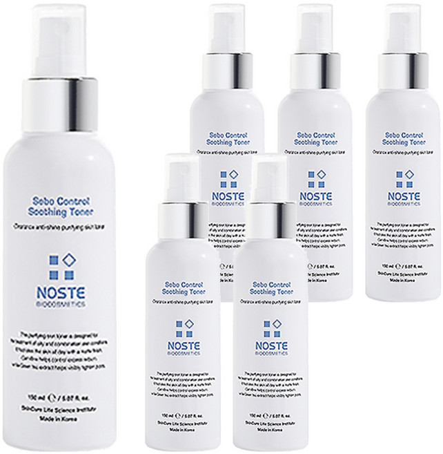 NOSTE 韓國原廠直供 毛孔緊緻化妝水, 6瓶, 150ml