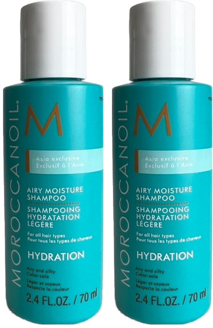 MOROCCANOIL 摩洛哥優油 台灣公司貨 超輕感保濕護洗髮露, 2個, 70ml