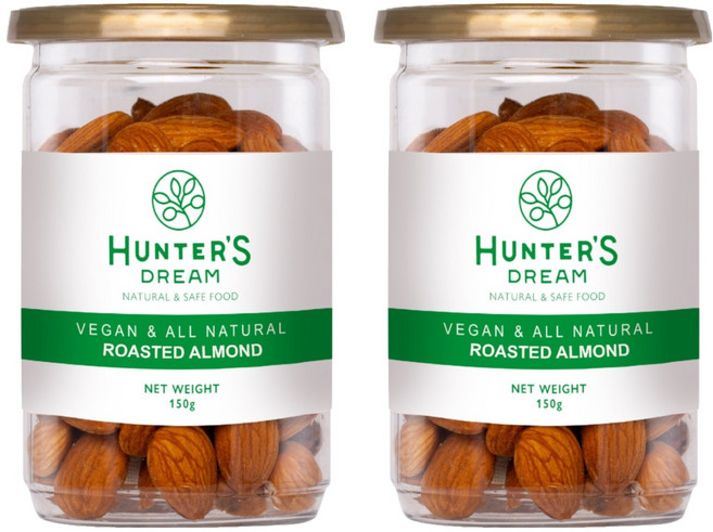 HUNTER'S DREAM 獵人谷之夢 澳洲無調味鮮烘杏仁果, 2個, 150g