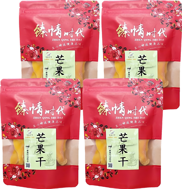 啡茶不可 芒果乾, 150g, 4包
