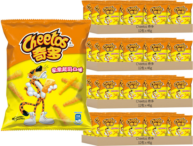 Cheetos 奇多 家常起司口味玉米棒, 46g, 48包