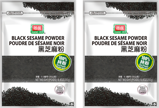 薌匯 黑芝麻粉 經濟包, 250g, 2包