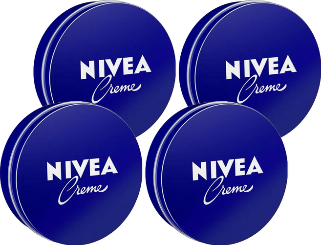 NIVEA 妮維雅 台灣公司貨 護膚霜, 150ml, 4罐