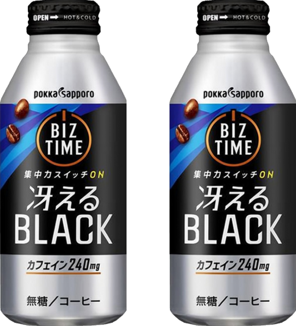 pokka sapporo 黑咖啡, 390ml, 2瓶