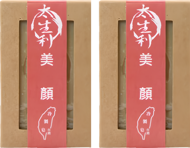 太生利 美顏皂 台灣冷製手工皂, 100g, 2個