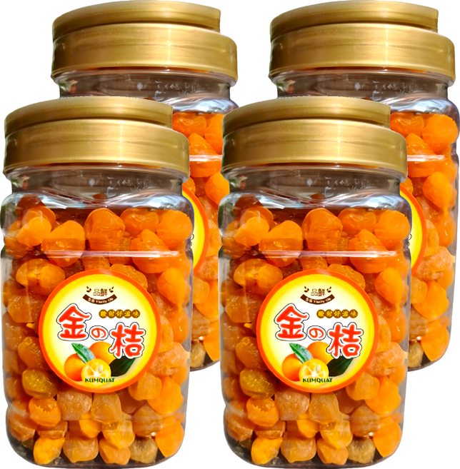 品鮮生活 野生金桔果, 600g, 4罐