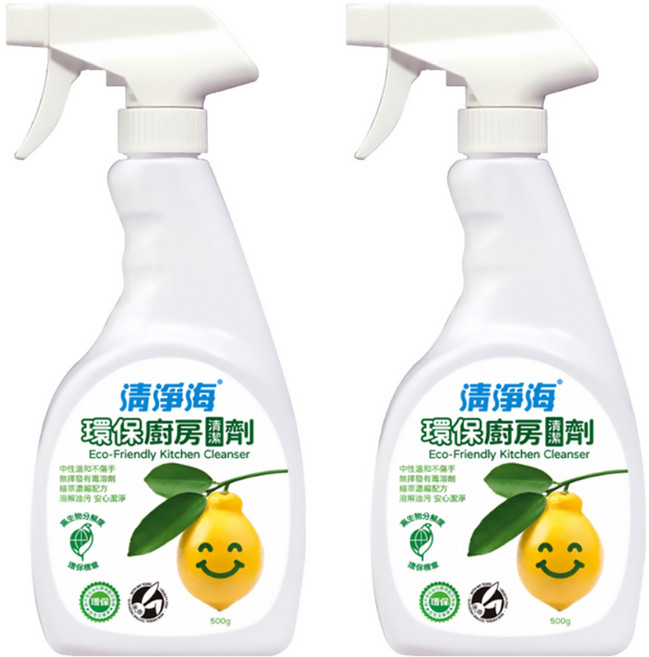 清淨海 環保廚房清潔劑, 500g, 2瓶