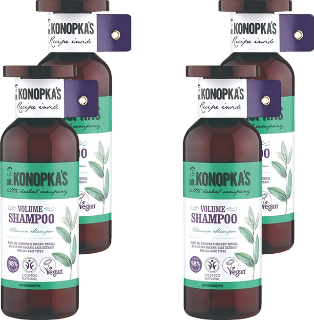DR.KONOPKA'S 經典花植奇蹟豐蘊洗髮精, 500ml, 4瓶