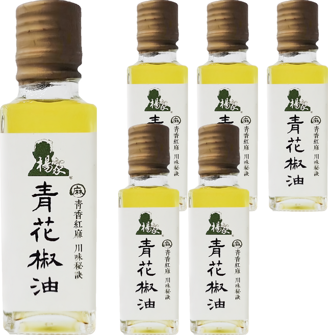 楊家 青花椒油, 100ml, 6瓶