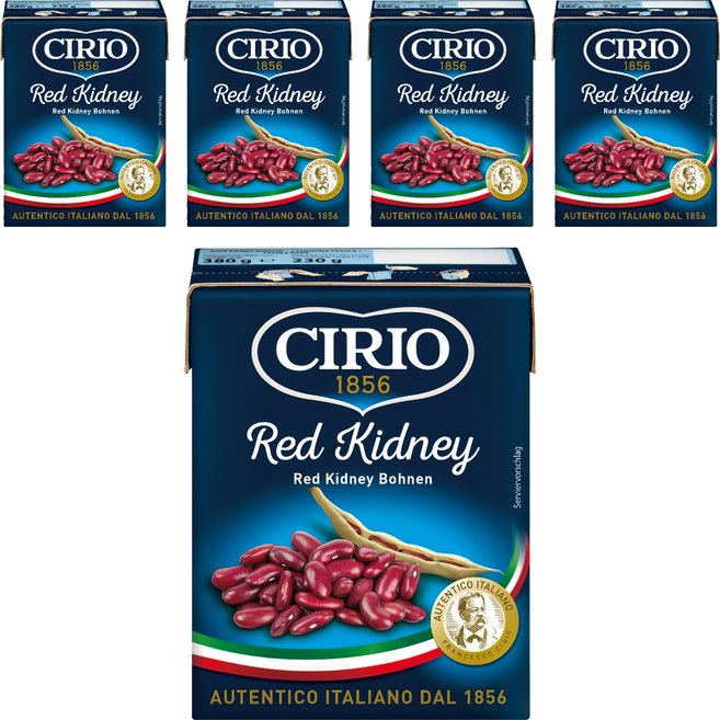 CIRIO 紅腰豆, 5個, 380g