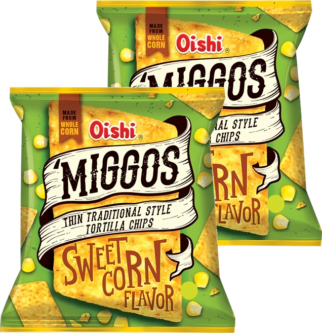 Oishi 上好佳 脆片 玉米口味, 2包, 105g