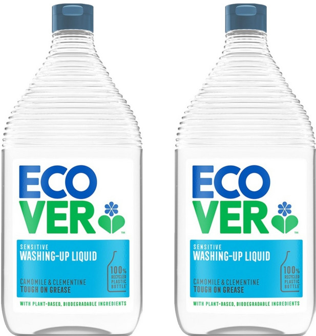 ECOVER 宜珂 洋甘菊 + 柑橘洗碗精, 2個, 950ml