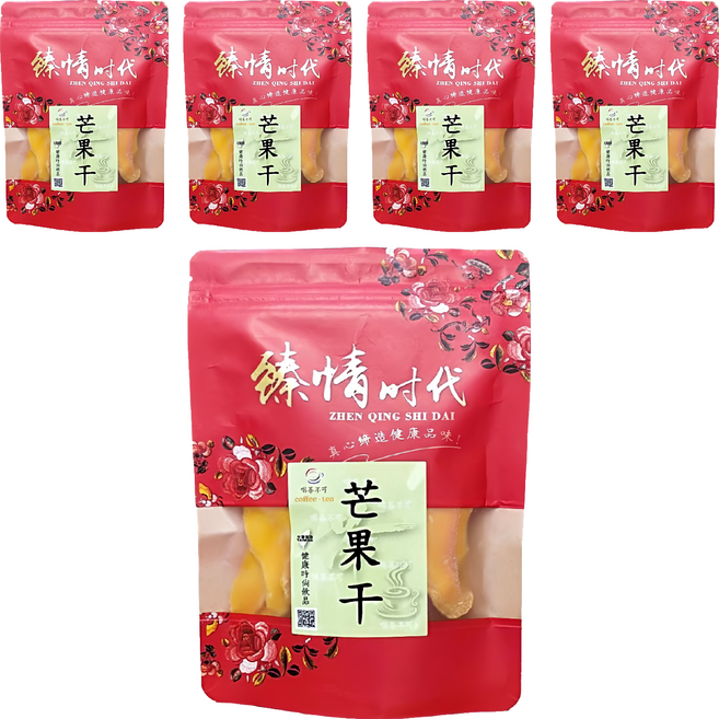 啡茶不可 芒果乾, 150g, 5包