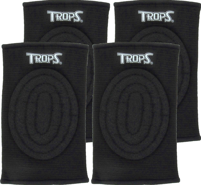 TROPS 特波士 多功能墊片護膝 4703, 4個, 黑色