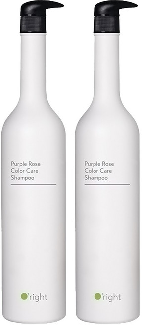 O'right 歐萊德 護色洗髮精 紫玫瑰, 1L, 2瓶