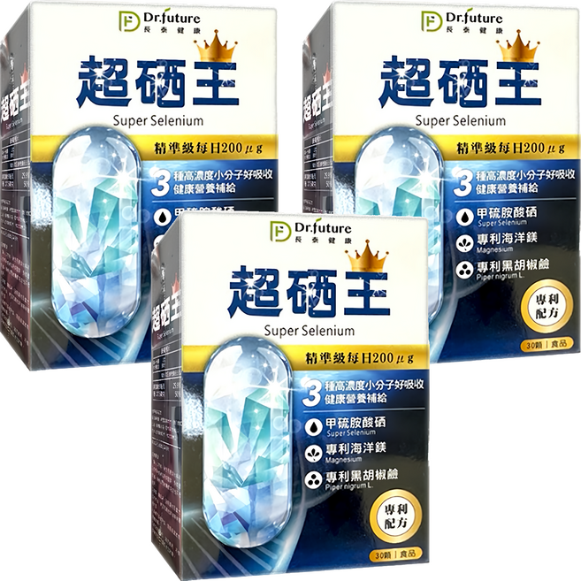Dr.future 長泰健康 超硒王鎂配方膠囊 500mg, 30顆, 3盒