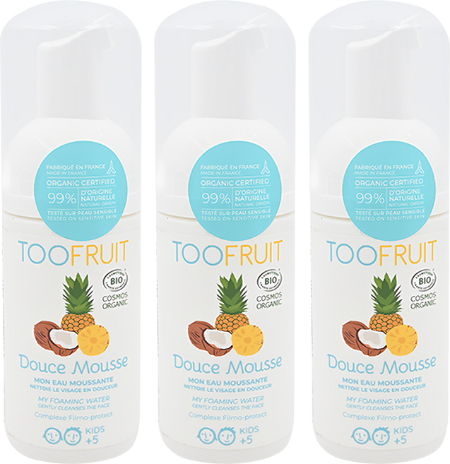 TOOFRUIT 果漾甜夢潔顏慕斯, 100ml, 3瓶