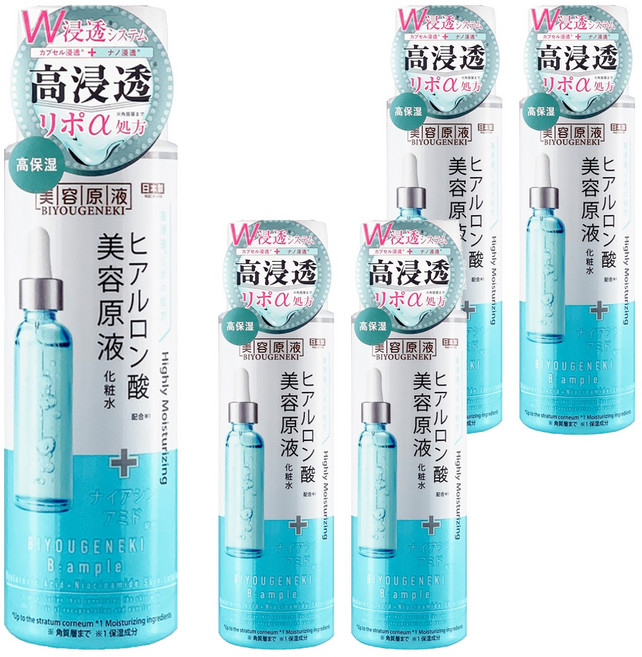 B ample 高浸透玻尿酸保濕原液化粧, 185ml, 5瓶