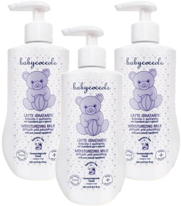 Babycoccole 寶貝可可麗 清爽保濕乳液, 250ml, 3瓶