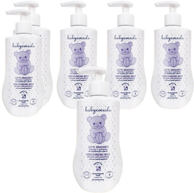 Babycoccole 寶貝可可麗 清爽保濕乳液, 250ml, 6瓶