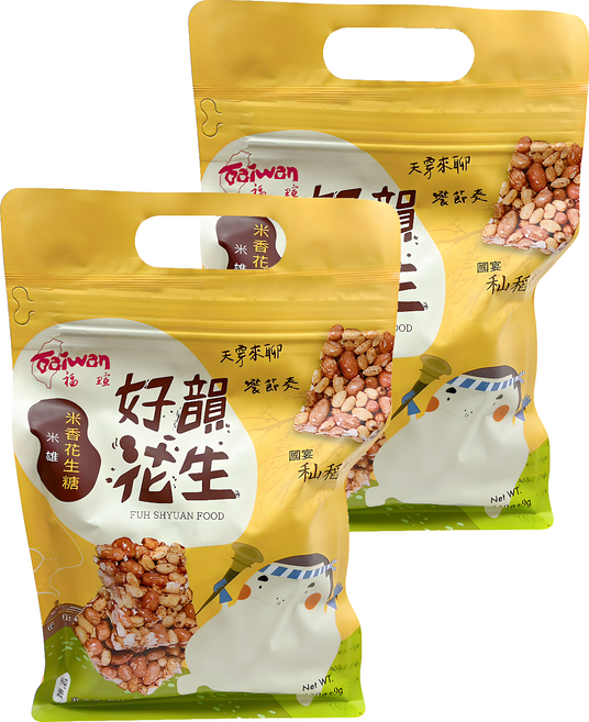 福瑄 好韻花生米香花生糖, 250g, 2包