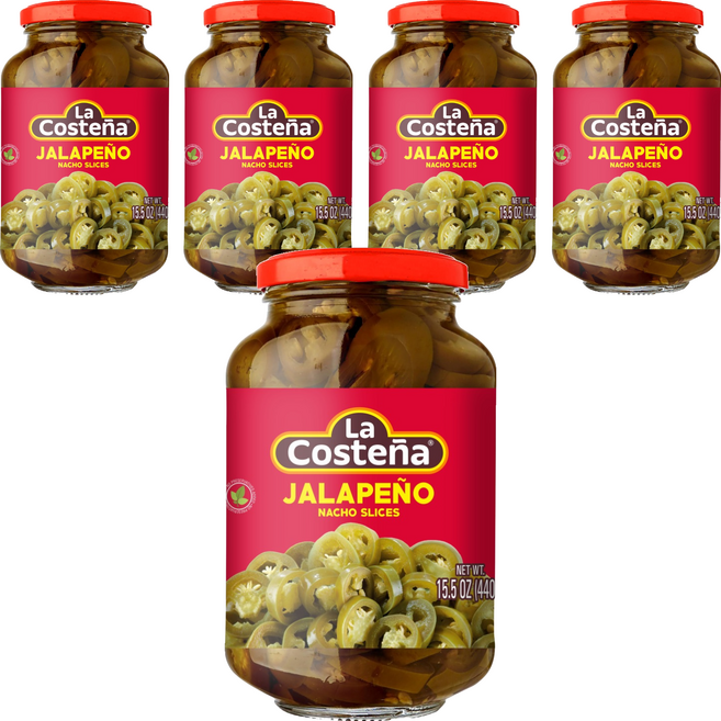 La Costena 切片辣椒, 440g, 5個