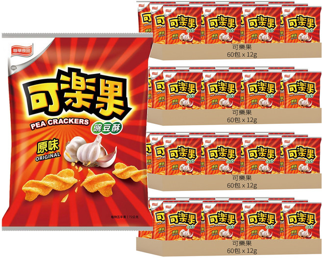 可樂果 碗豆酥 原味, 240包, 12g