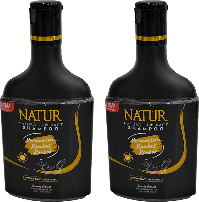 峇里島NATUR 洗髮精 人蔘, 140ml, 2瓶