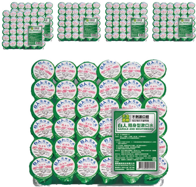 T.KI 白人 隨身型漱口水 36個, 6組, 360ml