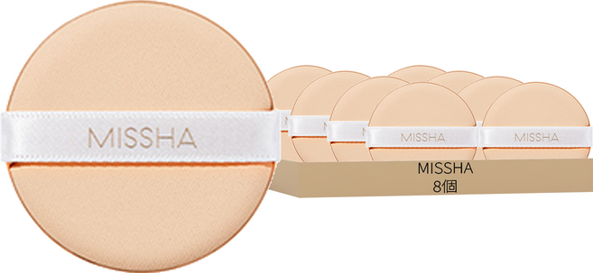 MISSHA 氣墊粉撲, 膚色, 8個