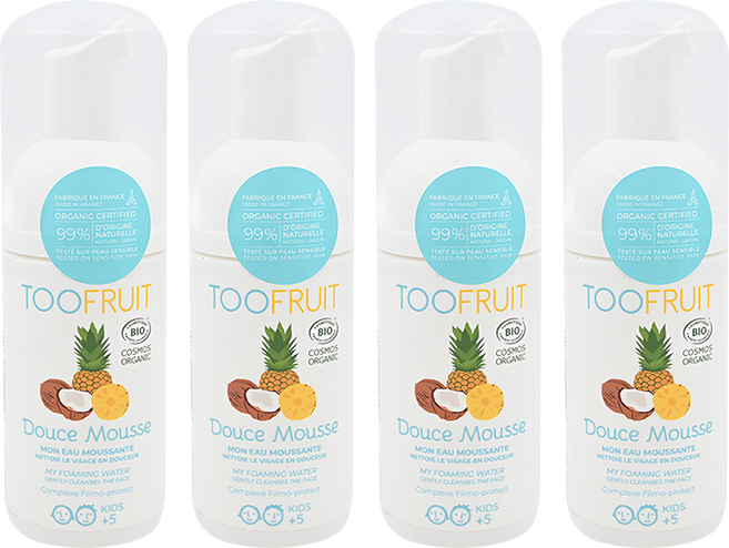 TOOFRUIT 果漾甜夢潔顏慕斯, 100ml, 4瓶