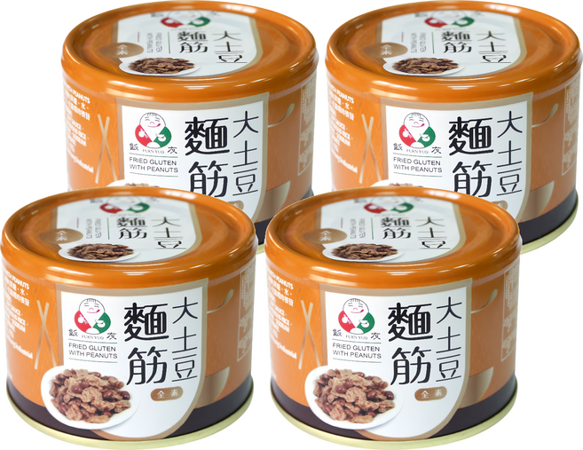 飯友 大土豆麵筋, 170g, 4罐