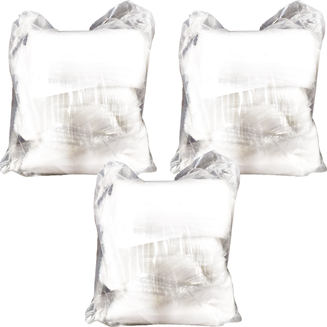 PE塑膠袋 2.2kg, 13 x 5cm(2"x5") 厚度0.03mm, 1包, 3包