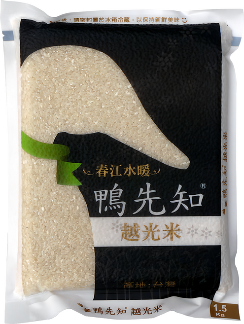 山水米 鴨先知 越光米, 1.5kg, 1袋, CNS一等