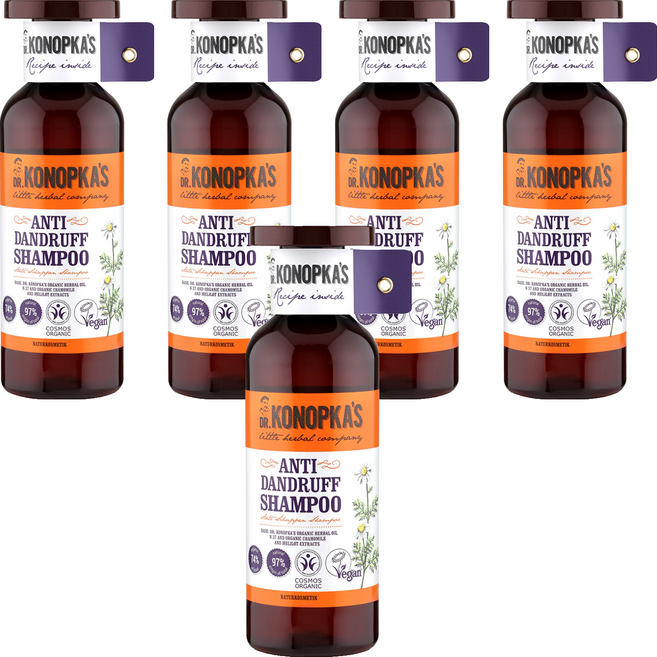 DR.KONOPKA'S 清爽抗屑洗髮精, 500ml, 5瓶