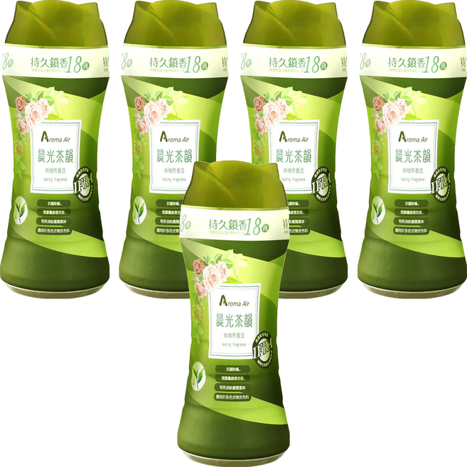 皂福 Aroma Air 衣物芳香豆 抗菌防臭 晨光茶韻, 350ml, 5瓶