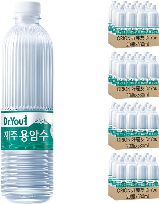 ORION 好麗友 Dr.You 濟州熔岩水, 530ml, 80瓶