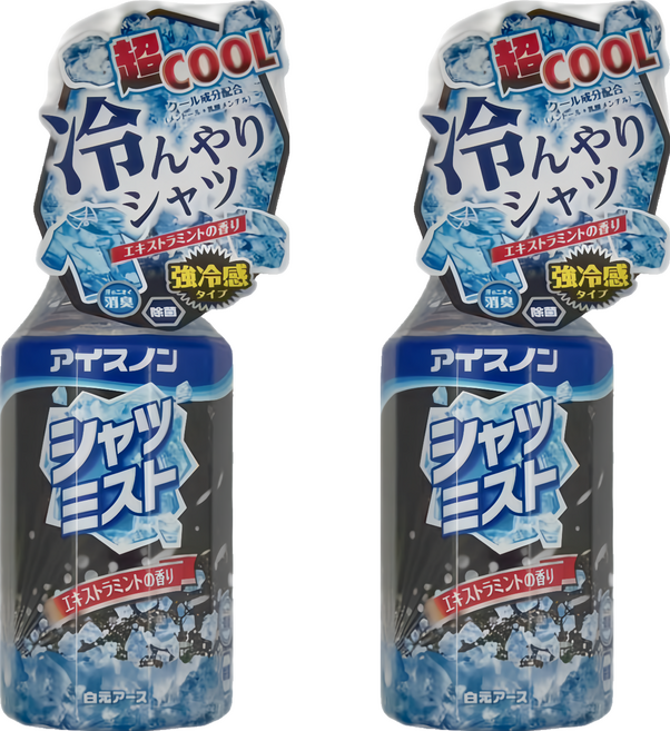 Hakugen Earth 白元 衣物涼感噴霧, EX薄荷, 300ml, 2瓶