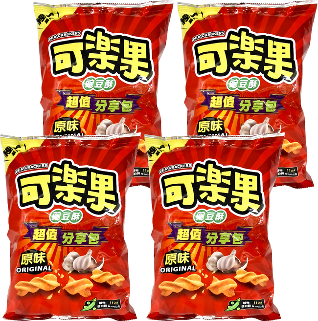 可樂果 碗豆酥 原味, 188g, 4包