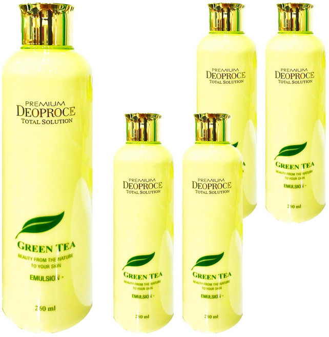 DEOPROCE 迪普詩 台灣公司貨 靚膚彈力保溼乳液, 260ml, 5瓶