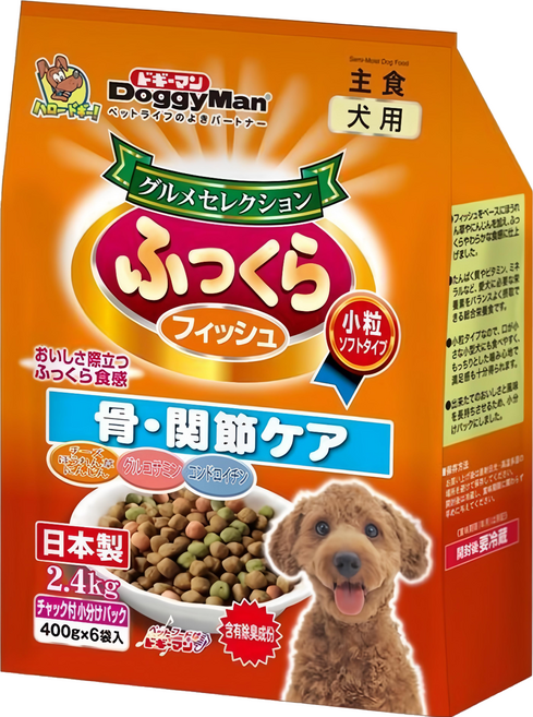 DoggyMan 多格漫 頂級軟性骨骼關節保健主食 狗飼料, 2.4kg, 1袋, 骨骼關節保健