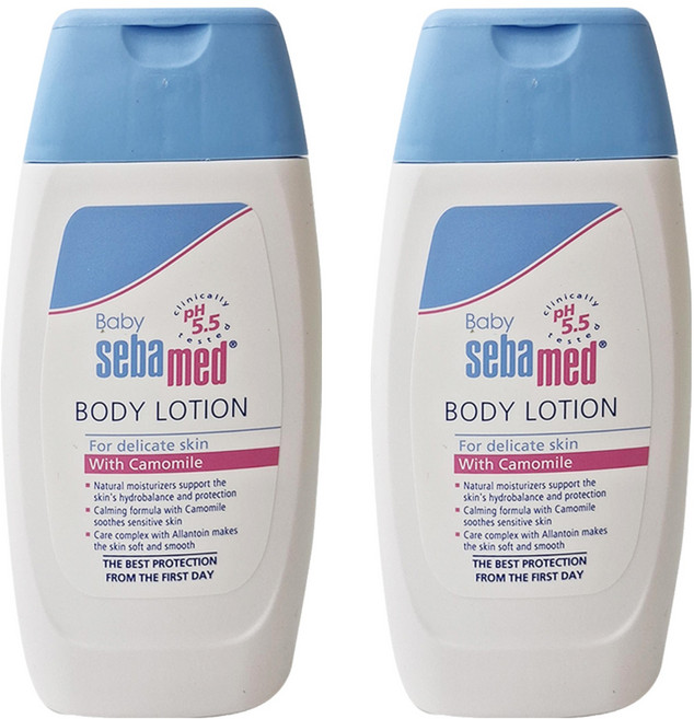 Baby sebamed 施巴 嬰兒潤膚乳液, 200ml, 2瓶