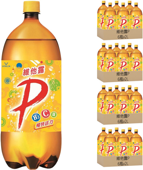 維他露P 汽水, 2L, 24瓶
