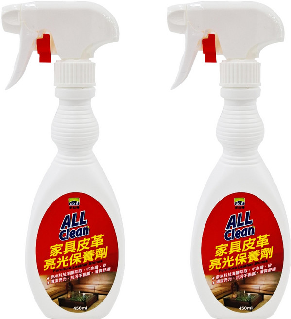 do it 多益得 All Clean 家具皮革亮光保養劑, 450ml, 2瓶
