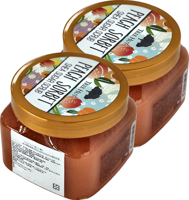 TREE HUT 乳油木蜜糖身體磨砂膏 Peach Sorbet, 510g, 2件