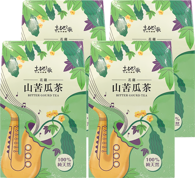 花蓮市農會 土地之歌 山苦瓜茶, 2.5g, 4盒, 15個
