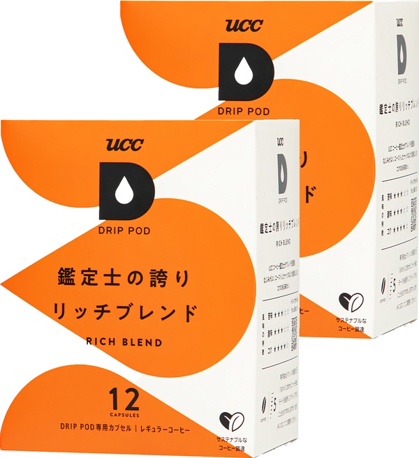 ucc 嚴選香醇綜合咖啡膠囊, 7.5g, 2盒, 12顆