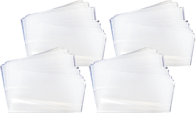 PE塑膠袋 PE袋 2.2kg, 23 x 30cm(9" x 12") x 0.03mm, 1個, 4包