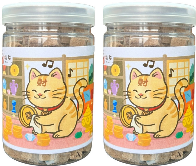 Fu Meow 大吉福貓 天然凍乾, 110g, 2個, 牛肝
