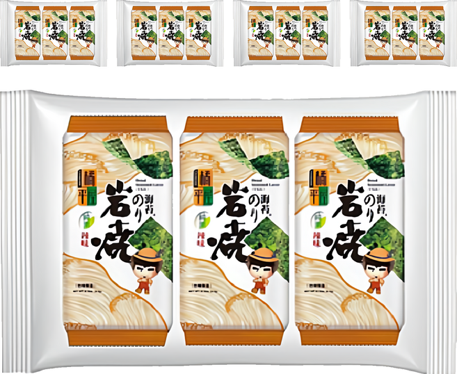 橘平屋 岩燒海苔 辣味 3入, 12.6g, 5袋